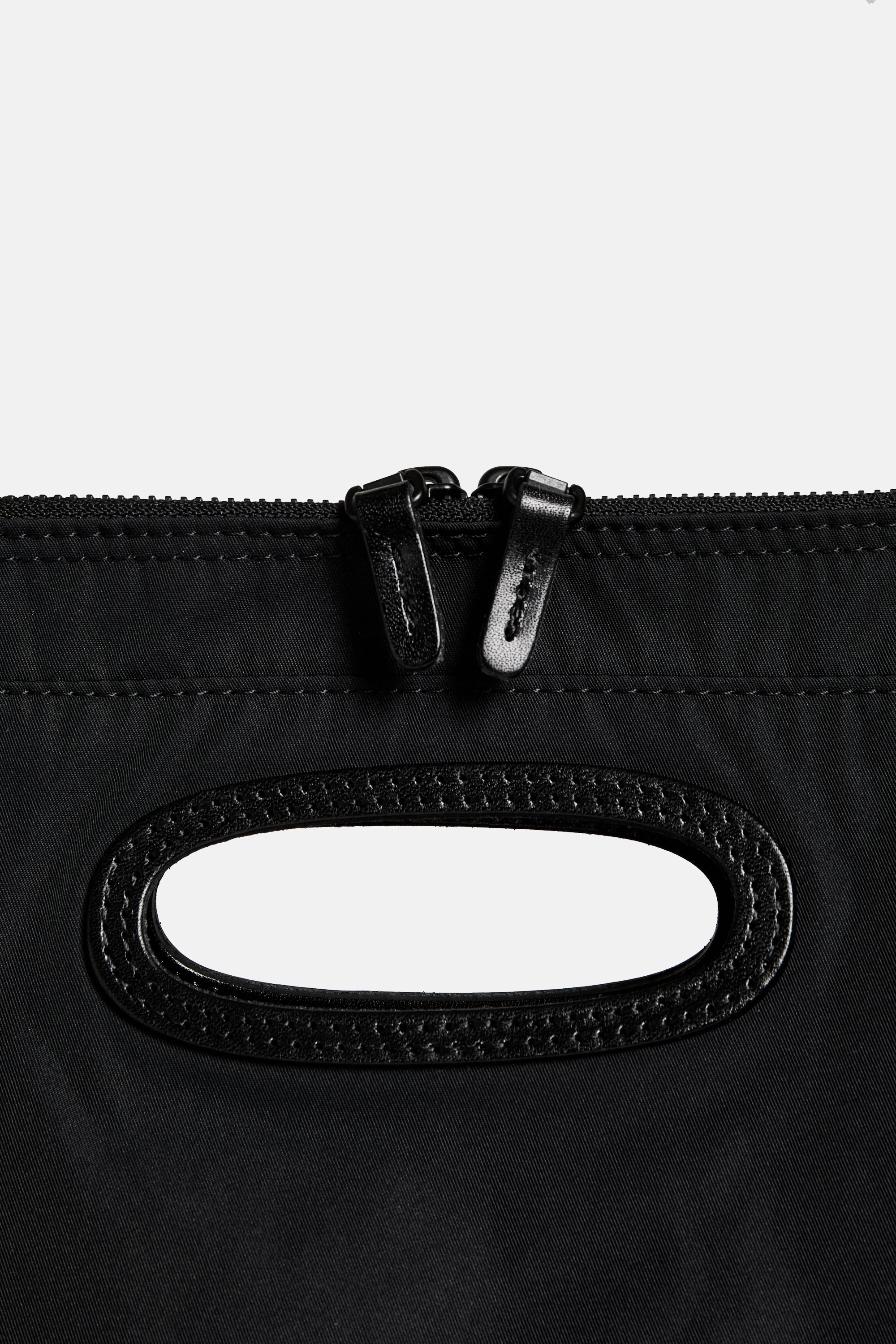 Black Gabardine Paperbag