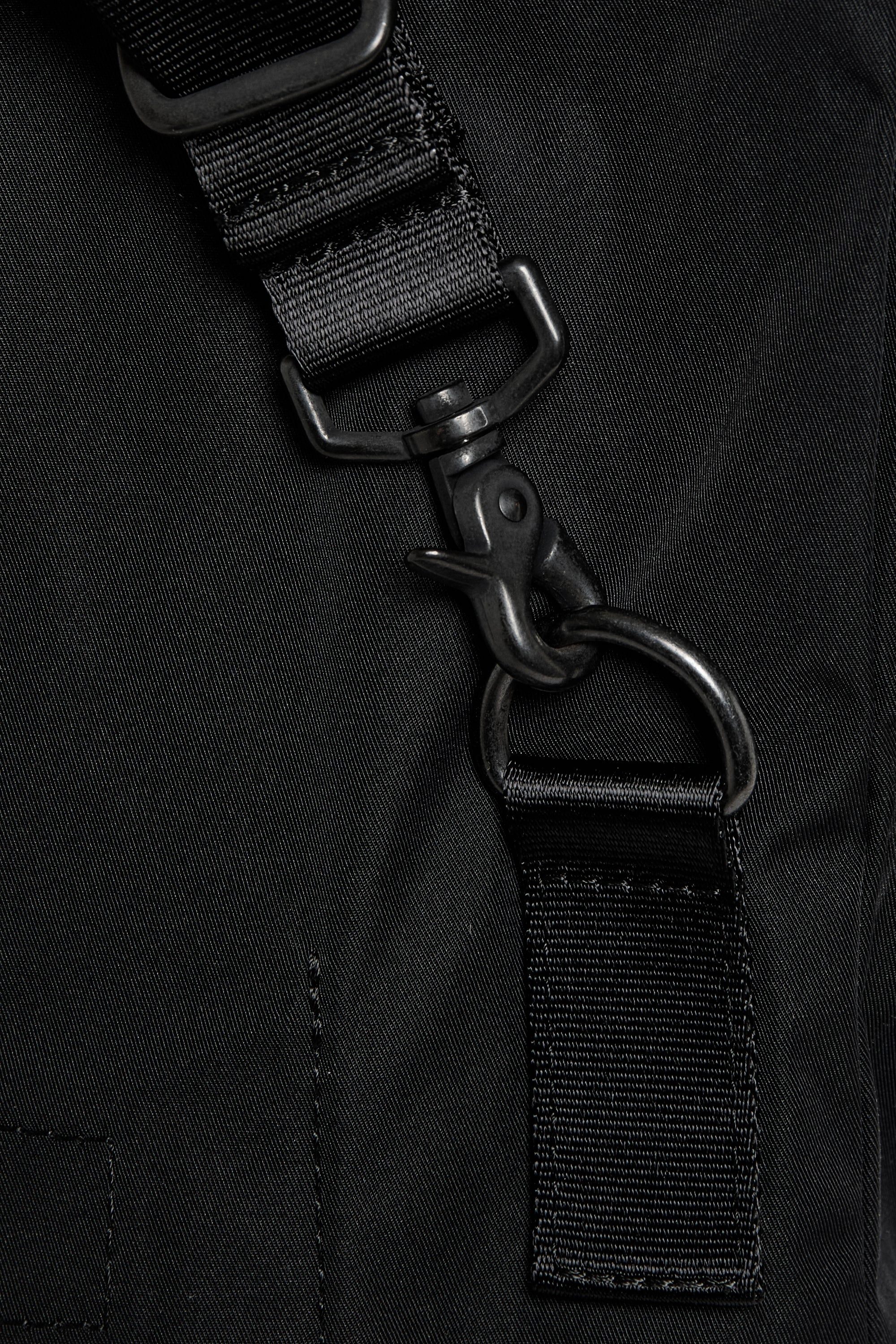 Black Gabardine Paperbag