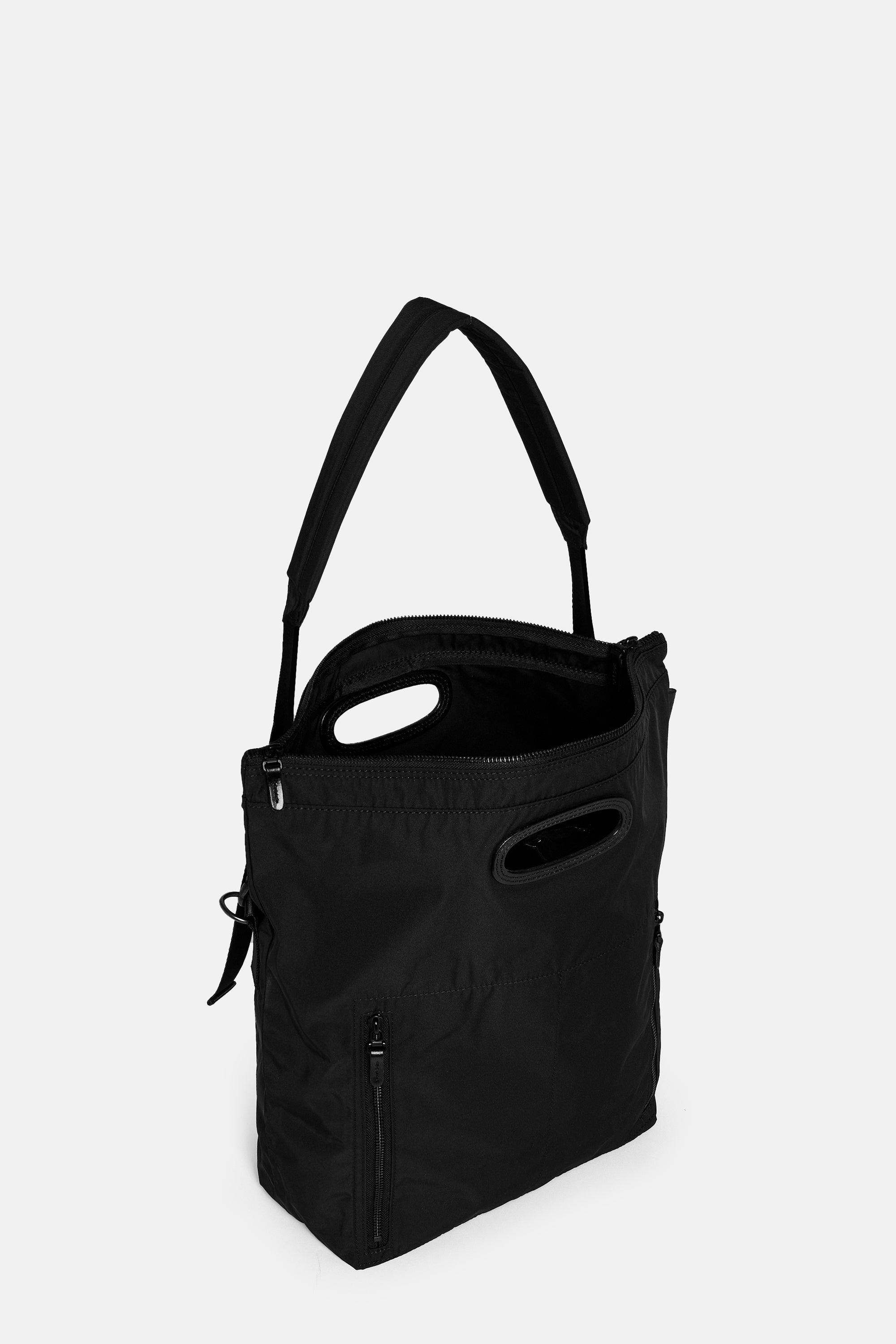 Black Gabardine Paperbag