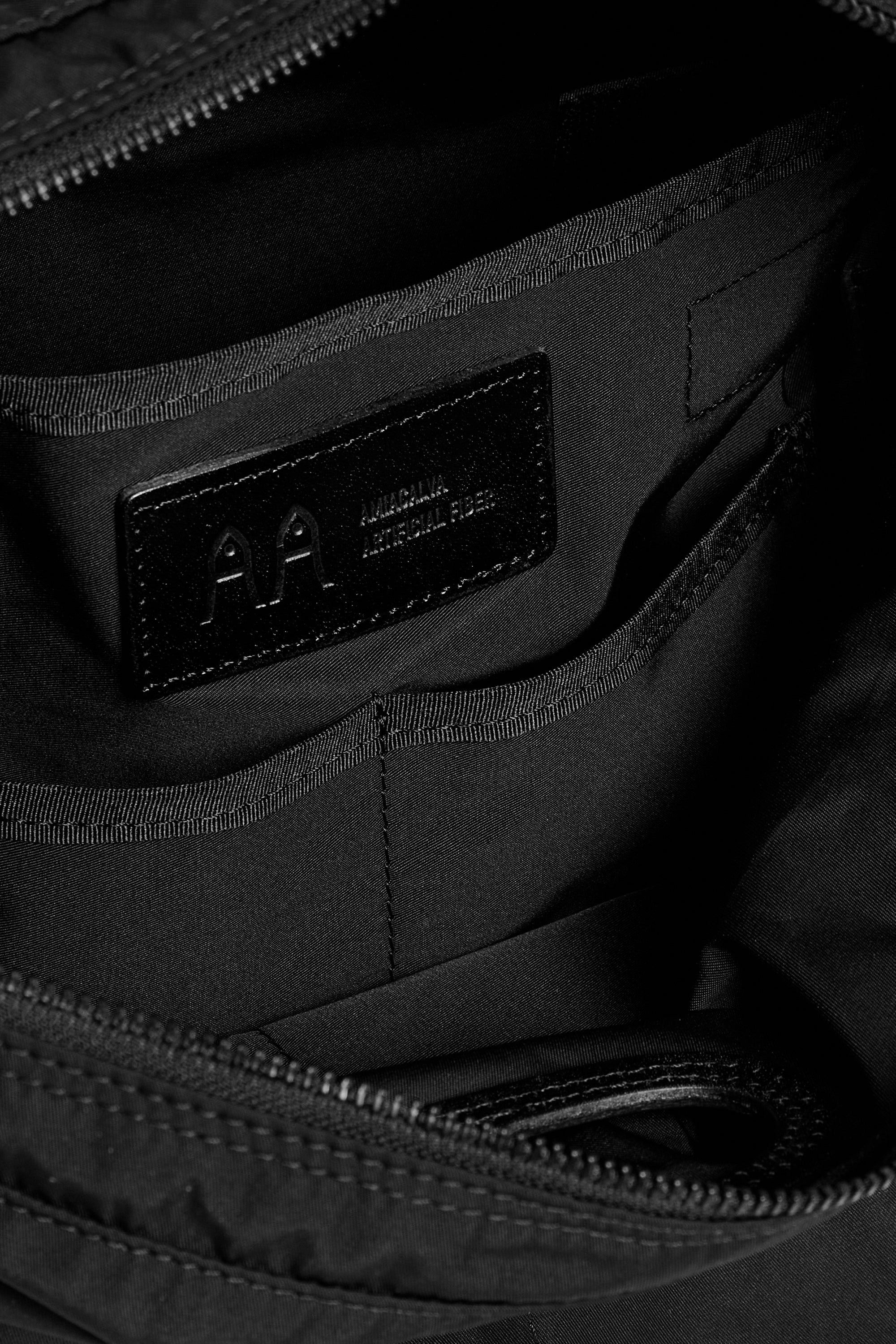 Black Gabardine Paperbag