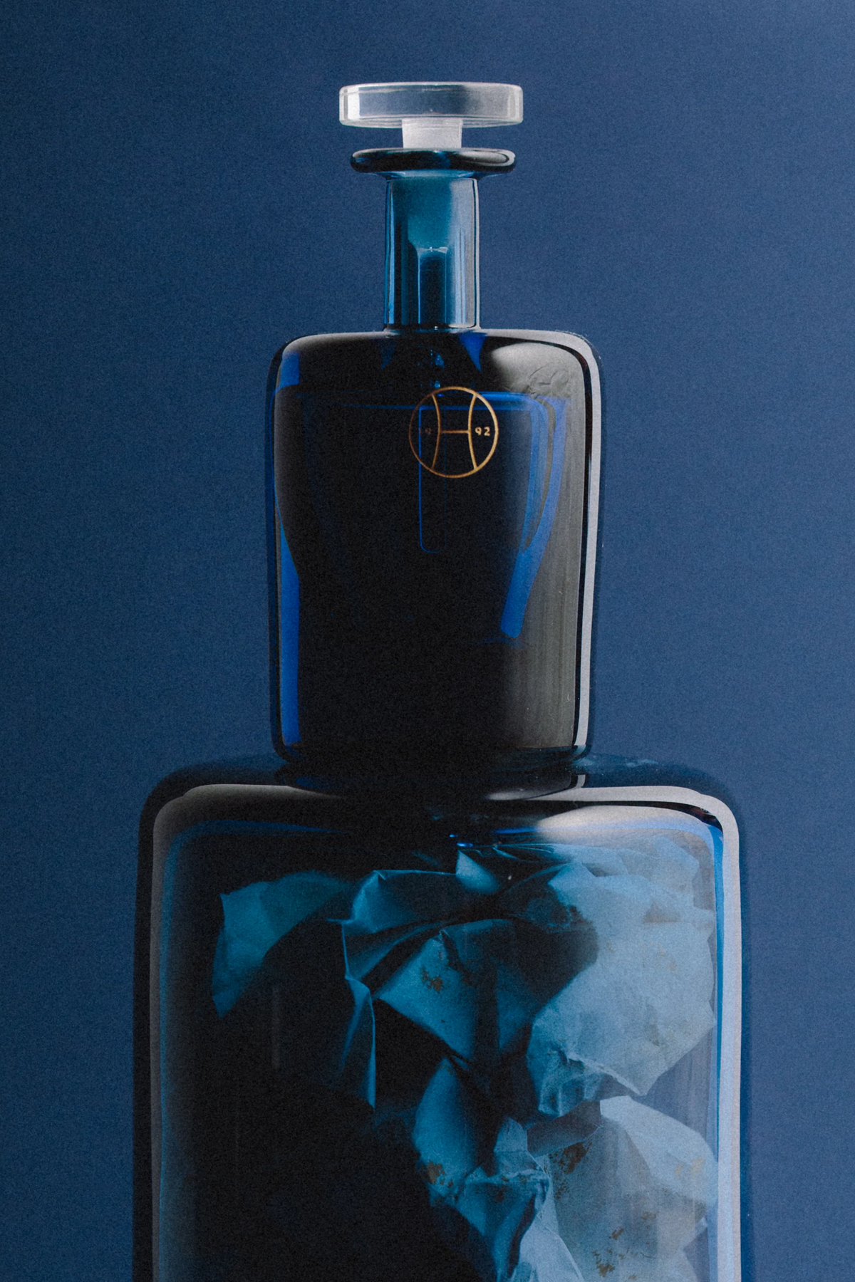 Ink Handblown Bottle