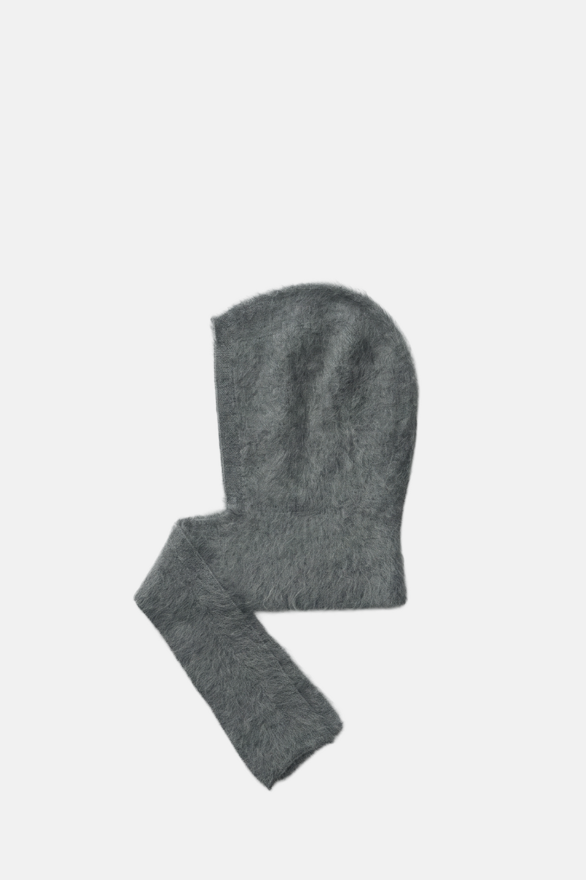 Greige Cashmere Shaggy Balaclava