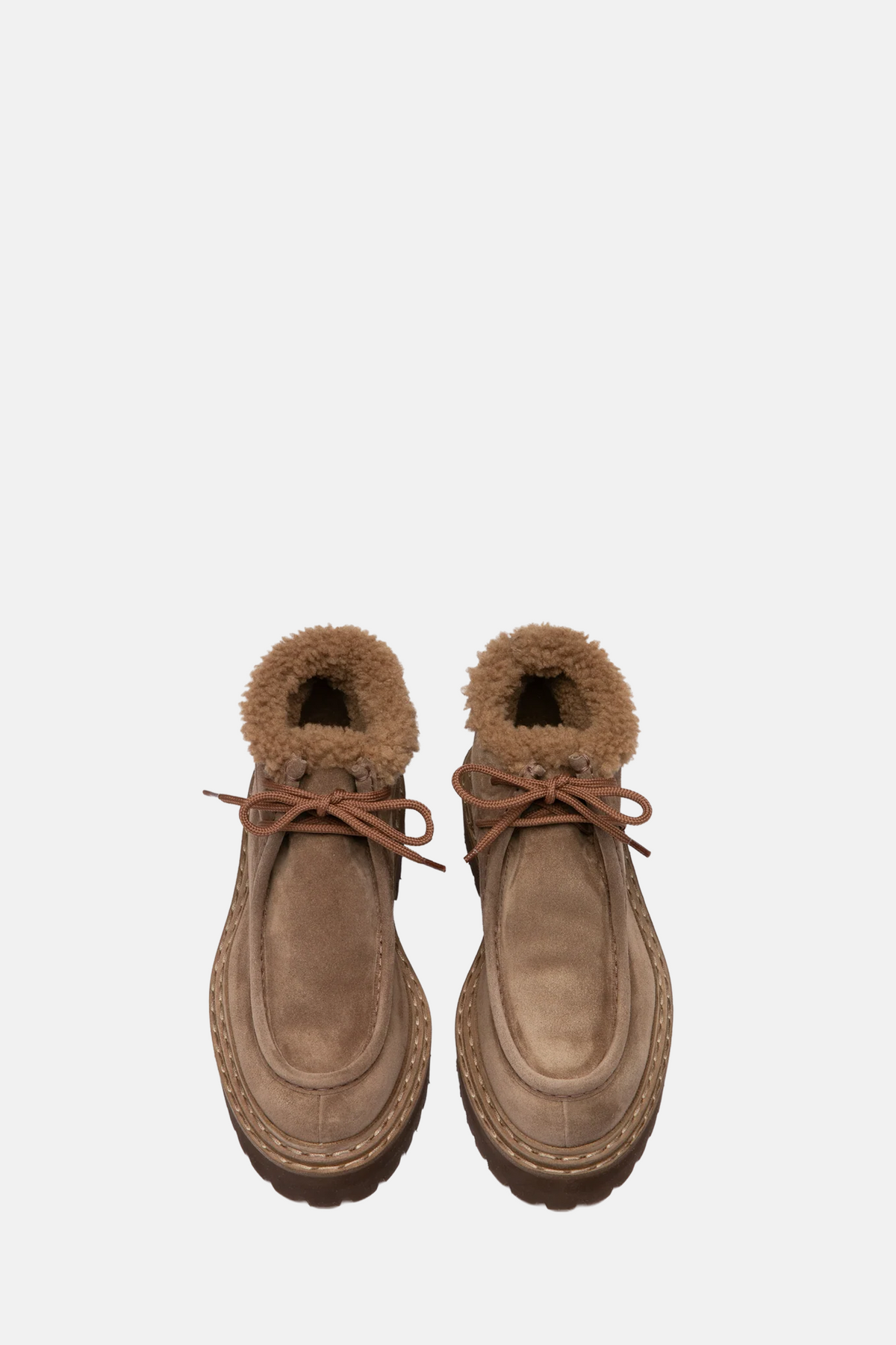 Officine Creative Blossom 023 Brown Suede Chukka Boots, detail view
