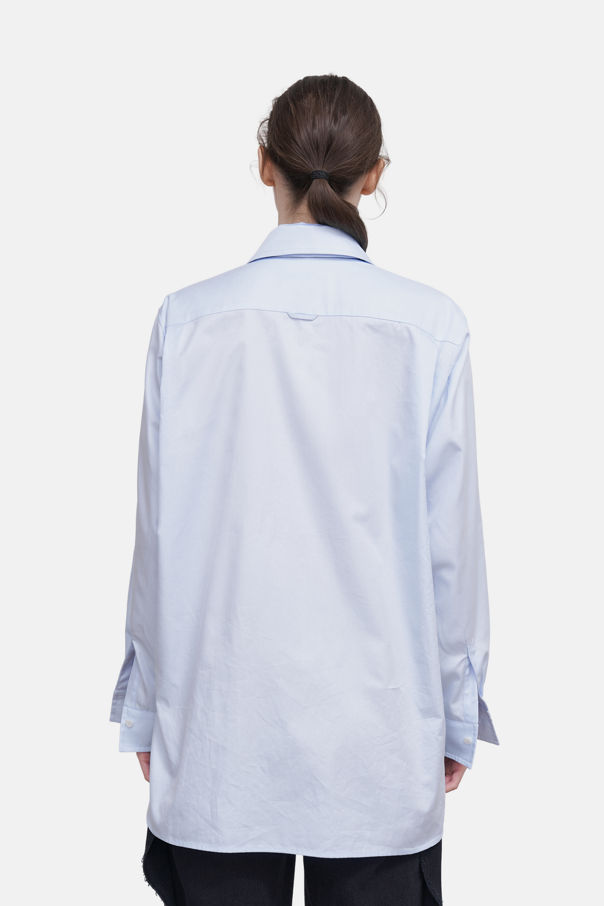 Litkovska Double Collar Poplin Shirt, detail view