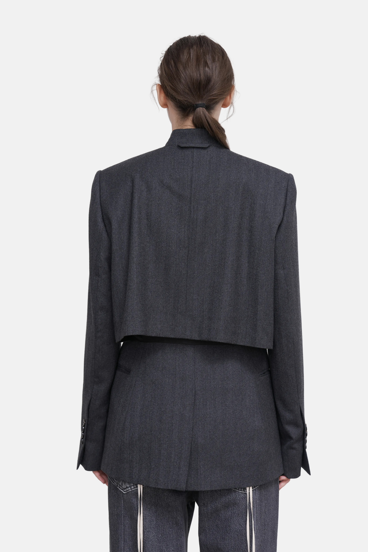 Litkovska Tailored Cargo Jacket, detail view
