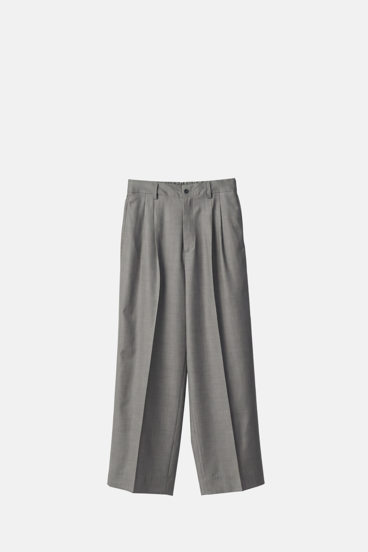 Greige Easy Long Wide Trousers