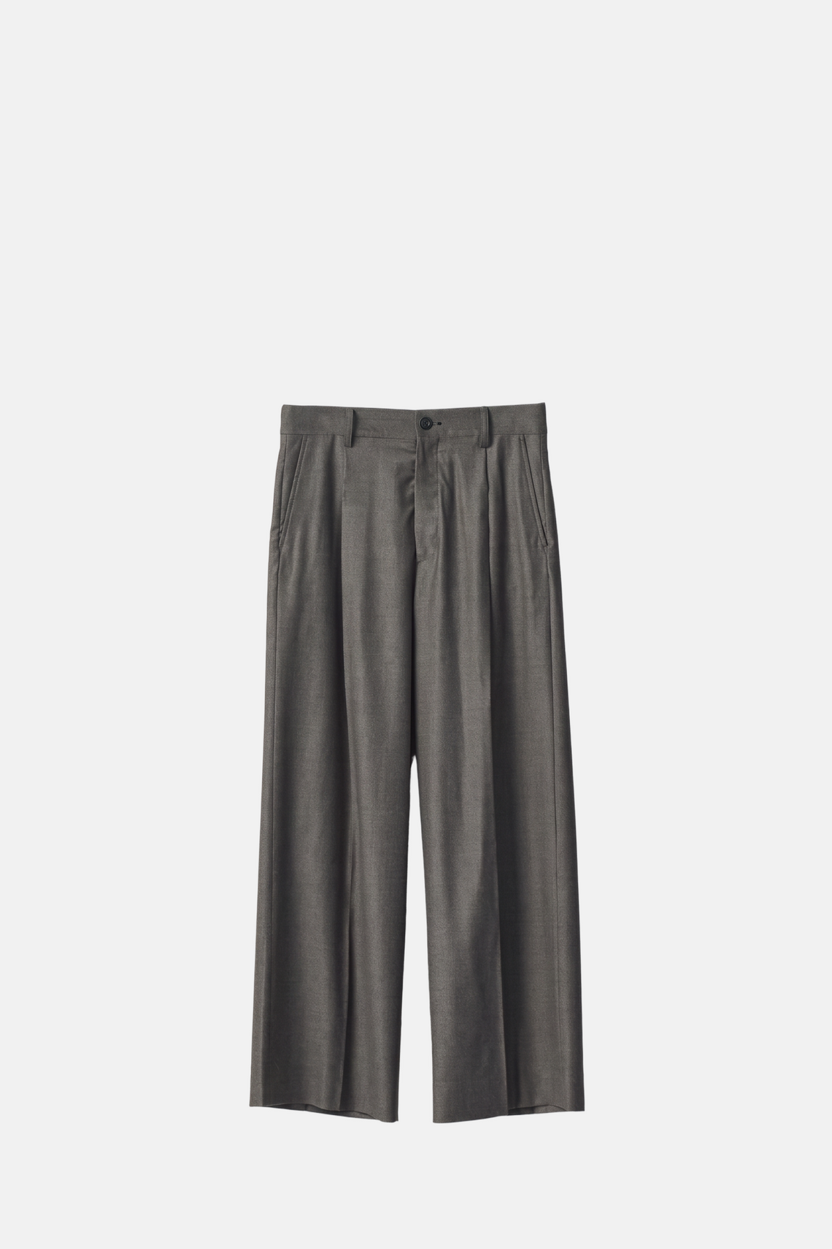 Extra Fine Wool Extra Wide Trousers