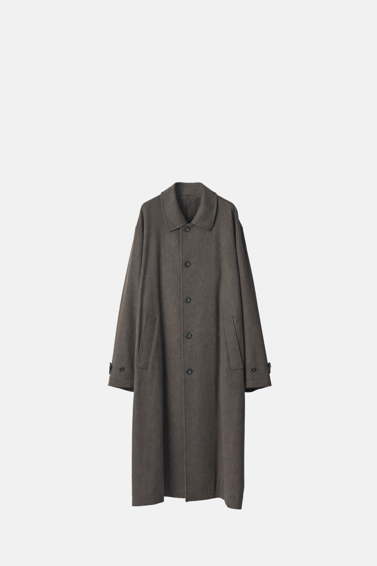 Wool Doeskin Oversized Investigated Coat