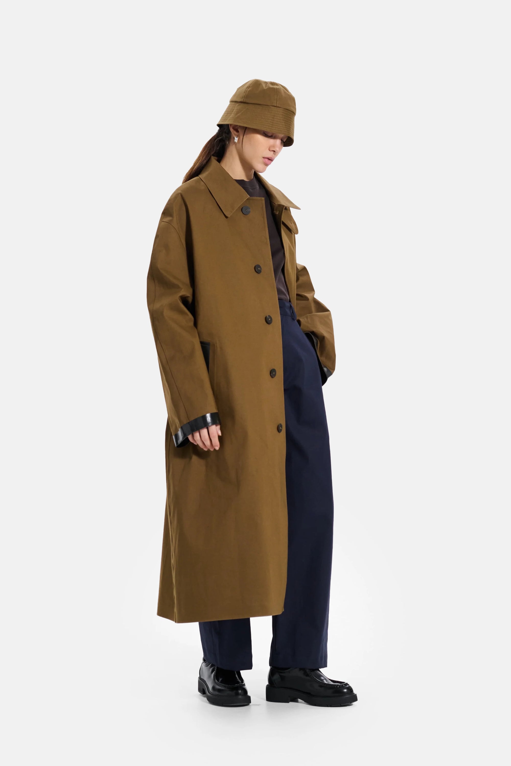 Peat Ettrick Rubberised Long Coat