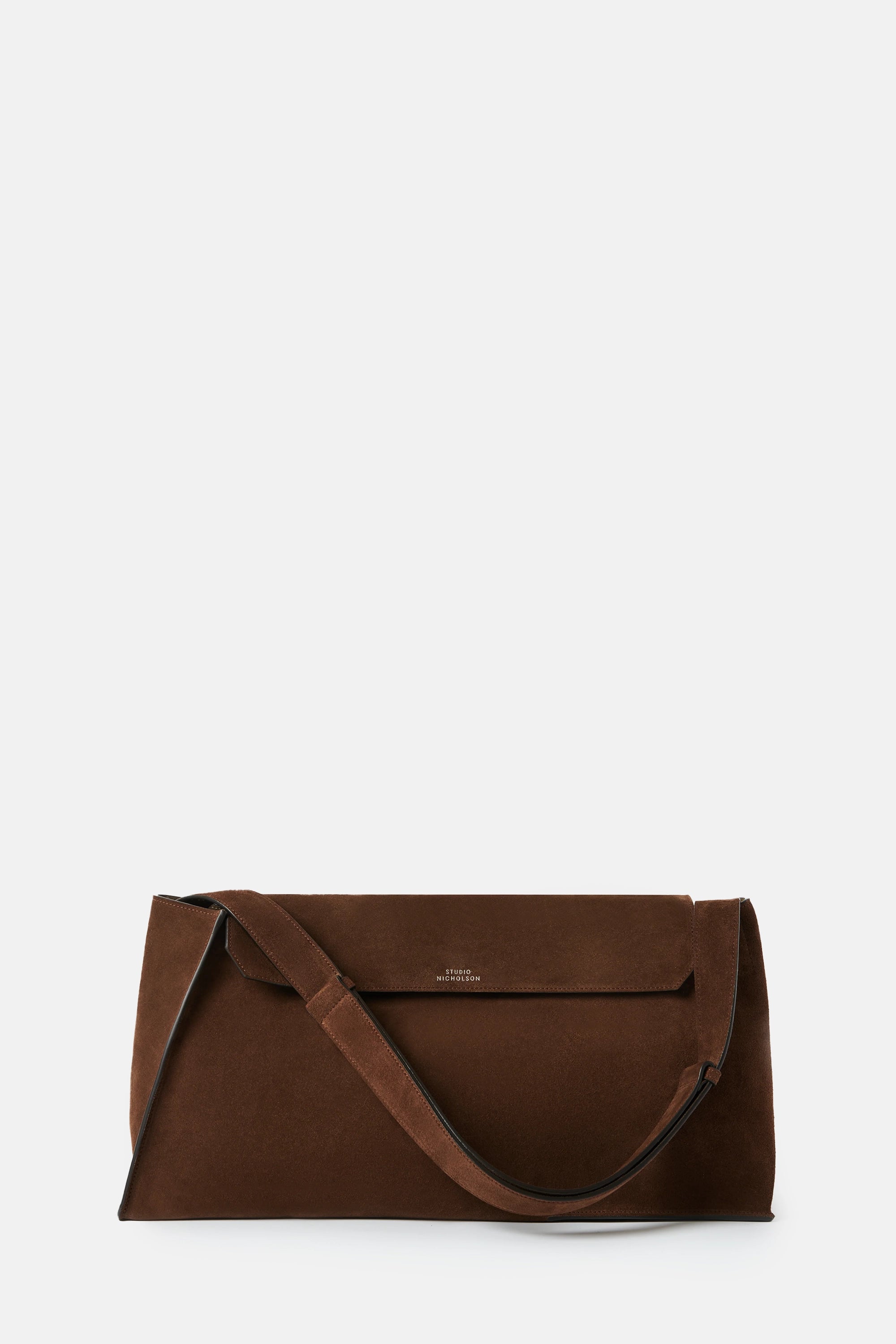 Cocoa Shiboru Suede Bag