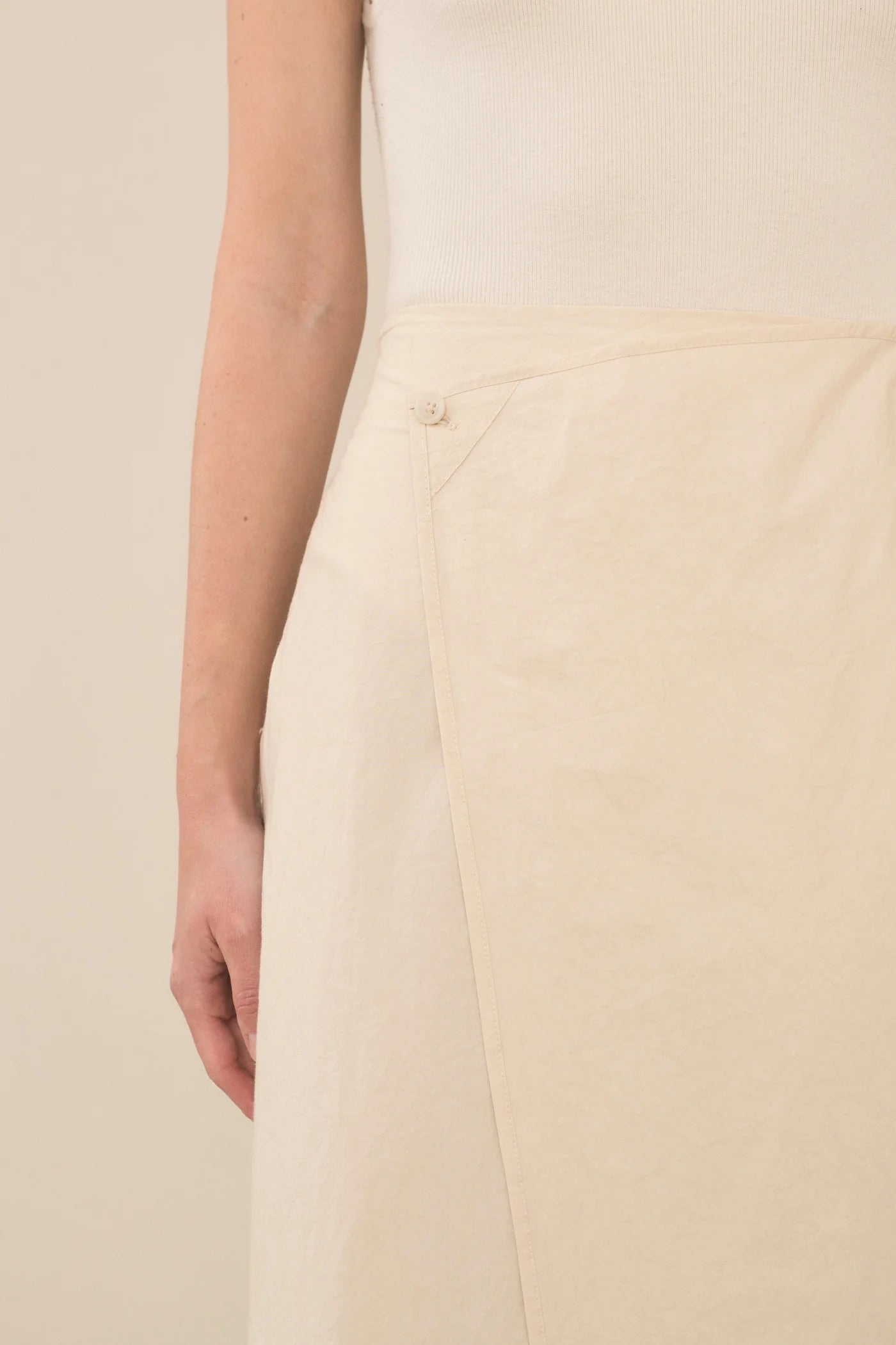 Ivory Panel Skirt