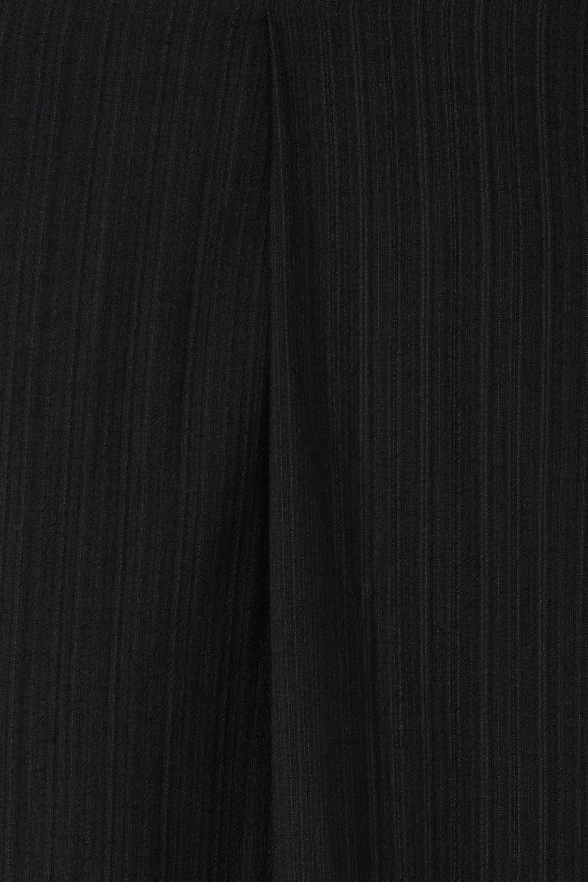 Dark Striped Regular Fit Wool Shirt