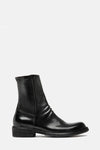 Black Leather Legrand Zipped Boots