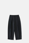 Darkest Navy Lira Double Pleat Pant