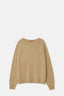 Camel Cashmere Blend Raglan Pullover