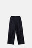 Navy Drawstring Easy Wool Trousers