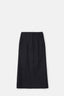 Charcoal Wool Tailored Skirt