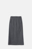 Grey Wool Tailored Skirt