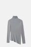 Asymmetrical Turtleneck Top