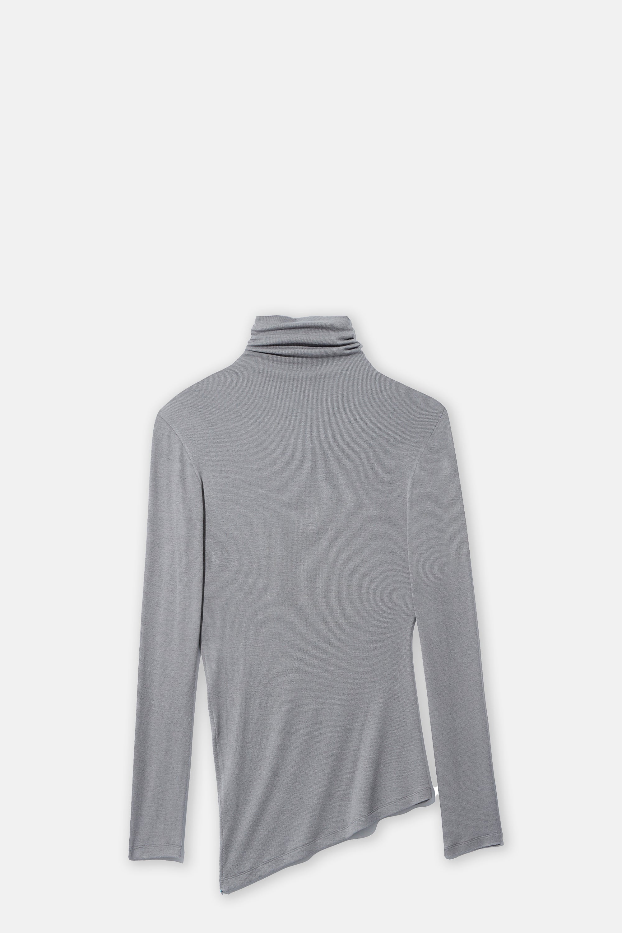 Asymmetrical Turtleneck Top