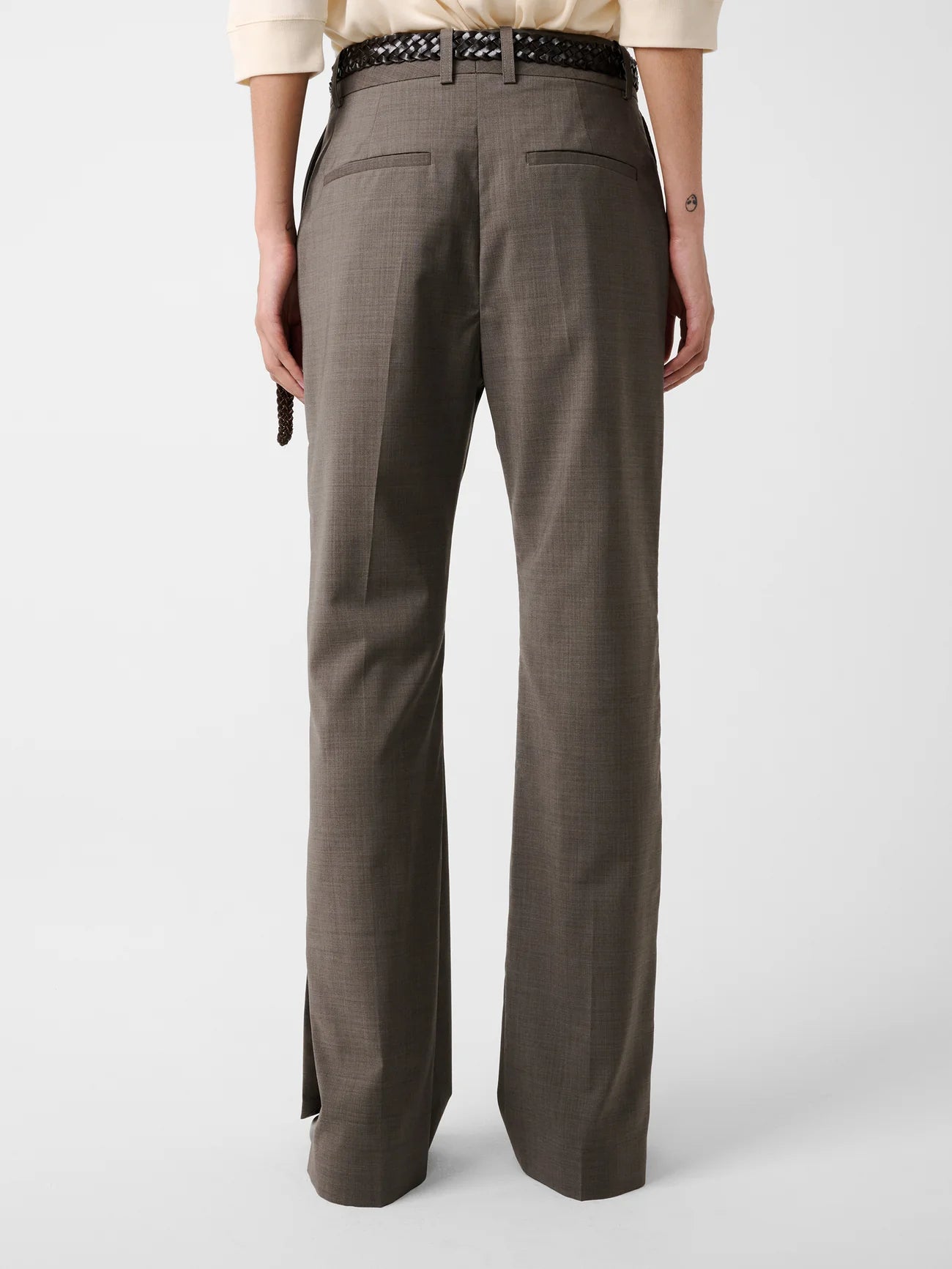 Melange Mitra Pant With Hem Split