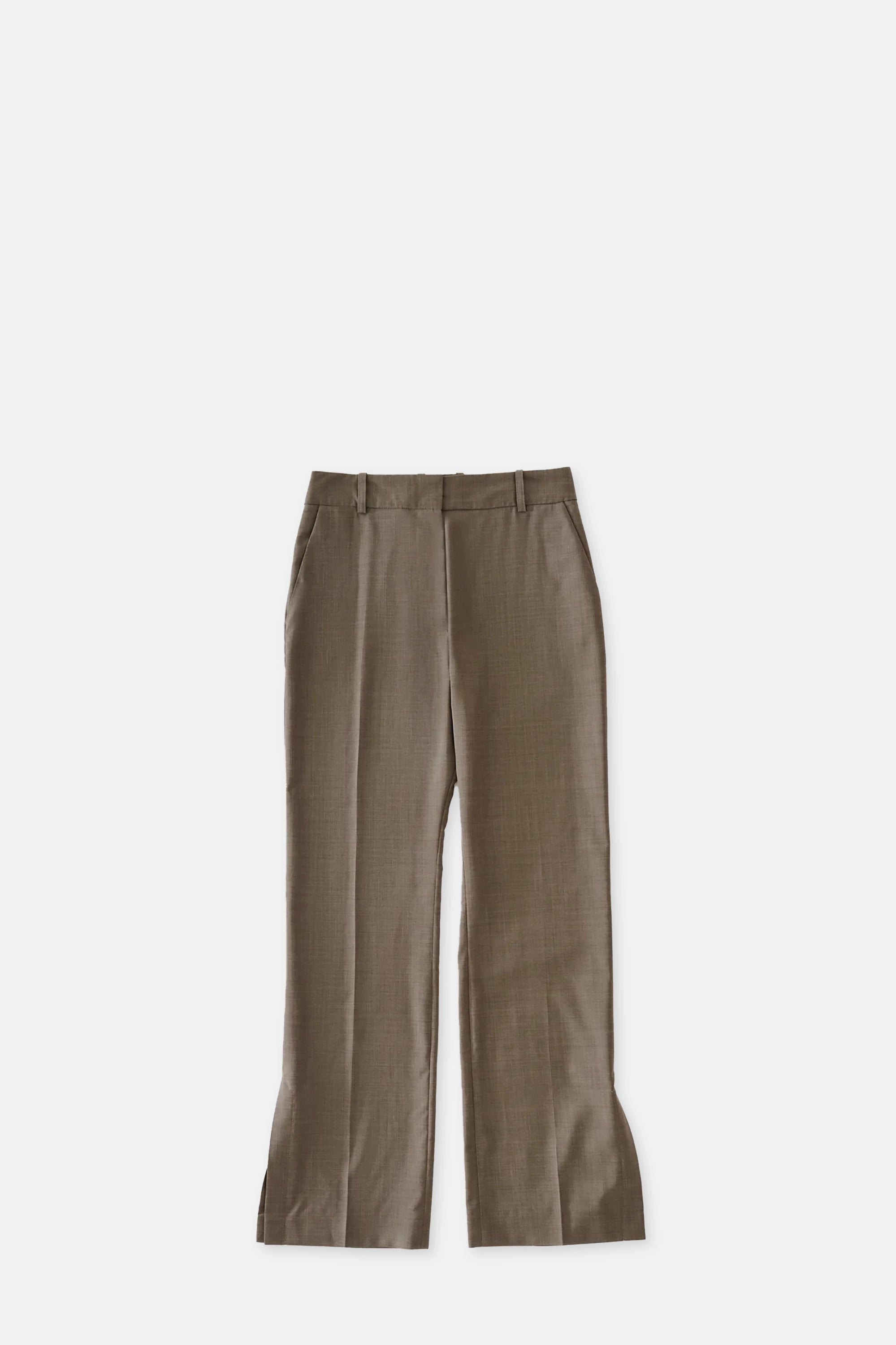 Melange Mitra Pant With Hem Split