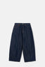 Rinsed Raw Cropped Roomy Jean