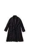 Black French Robe Coat