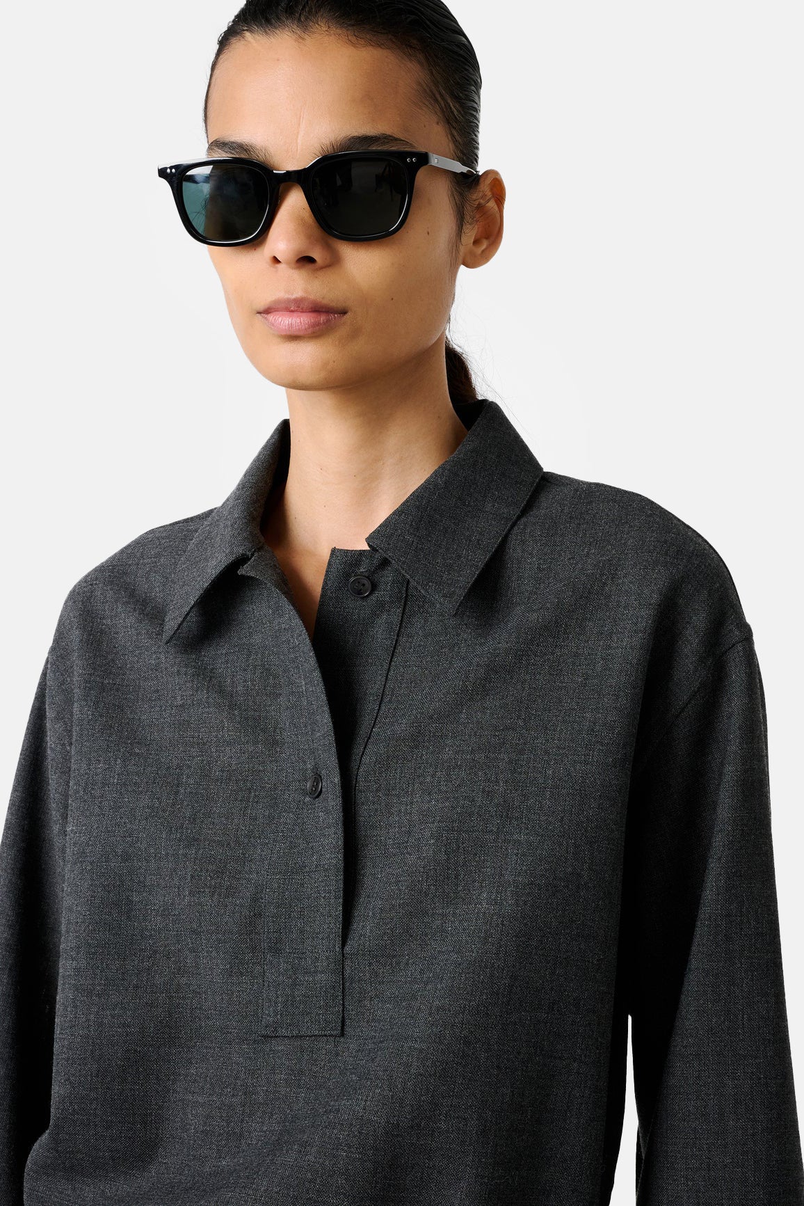 Slate Melange Pinole Shirt