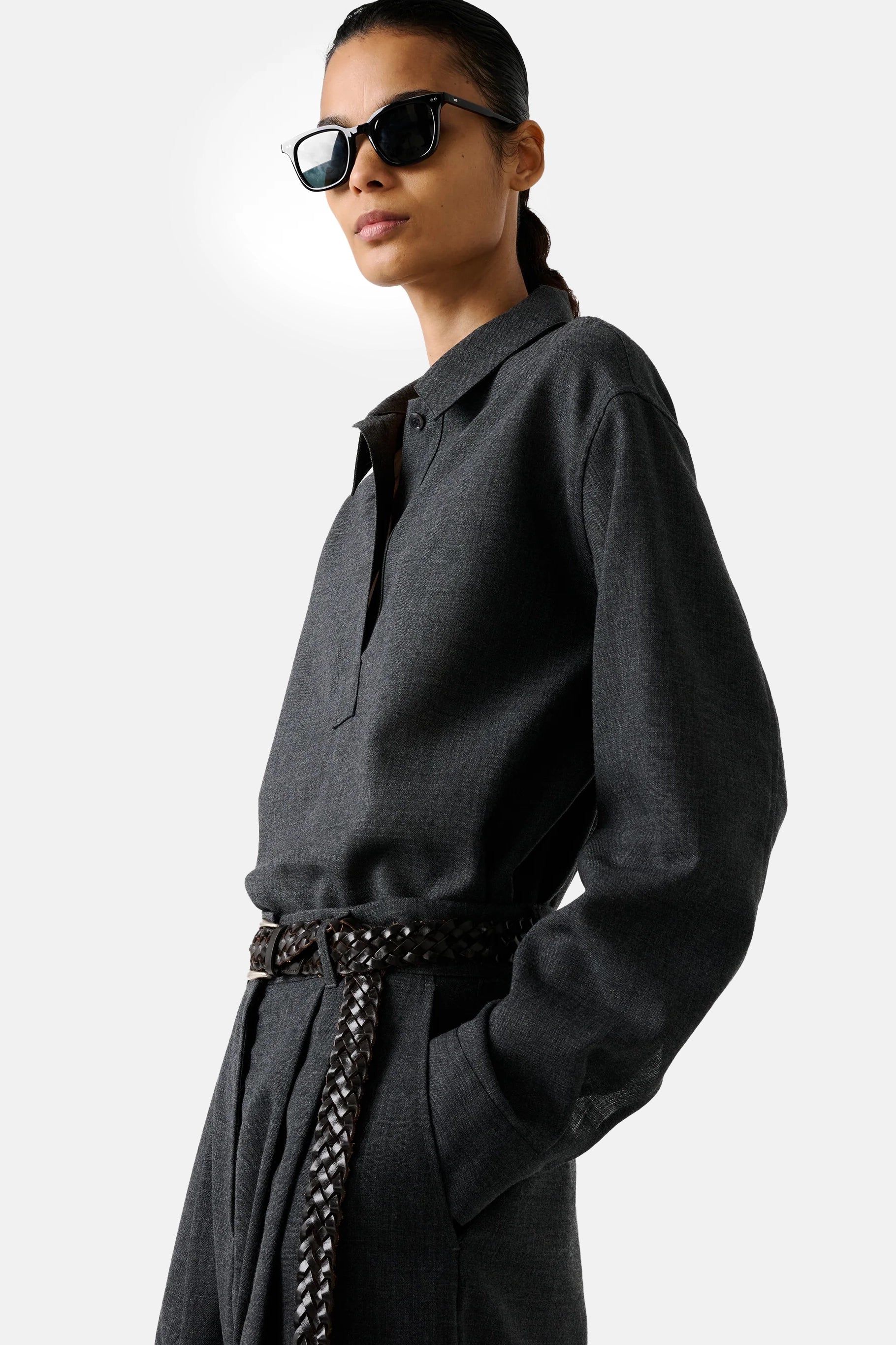 Slate Melange Pinole Shirt