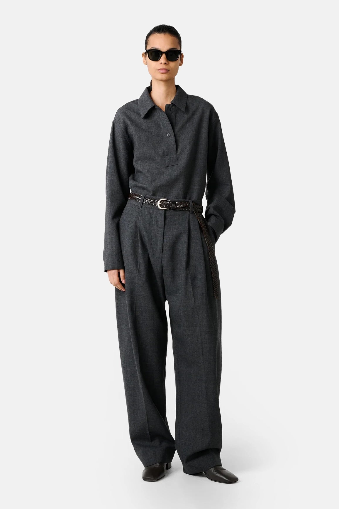 Slate Melange Pinole Shirt