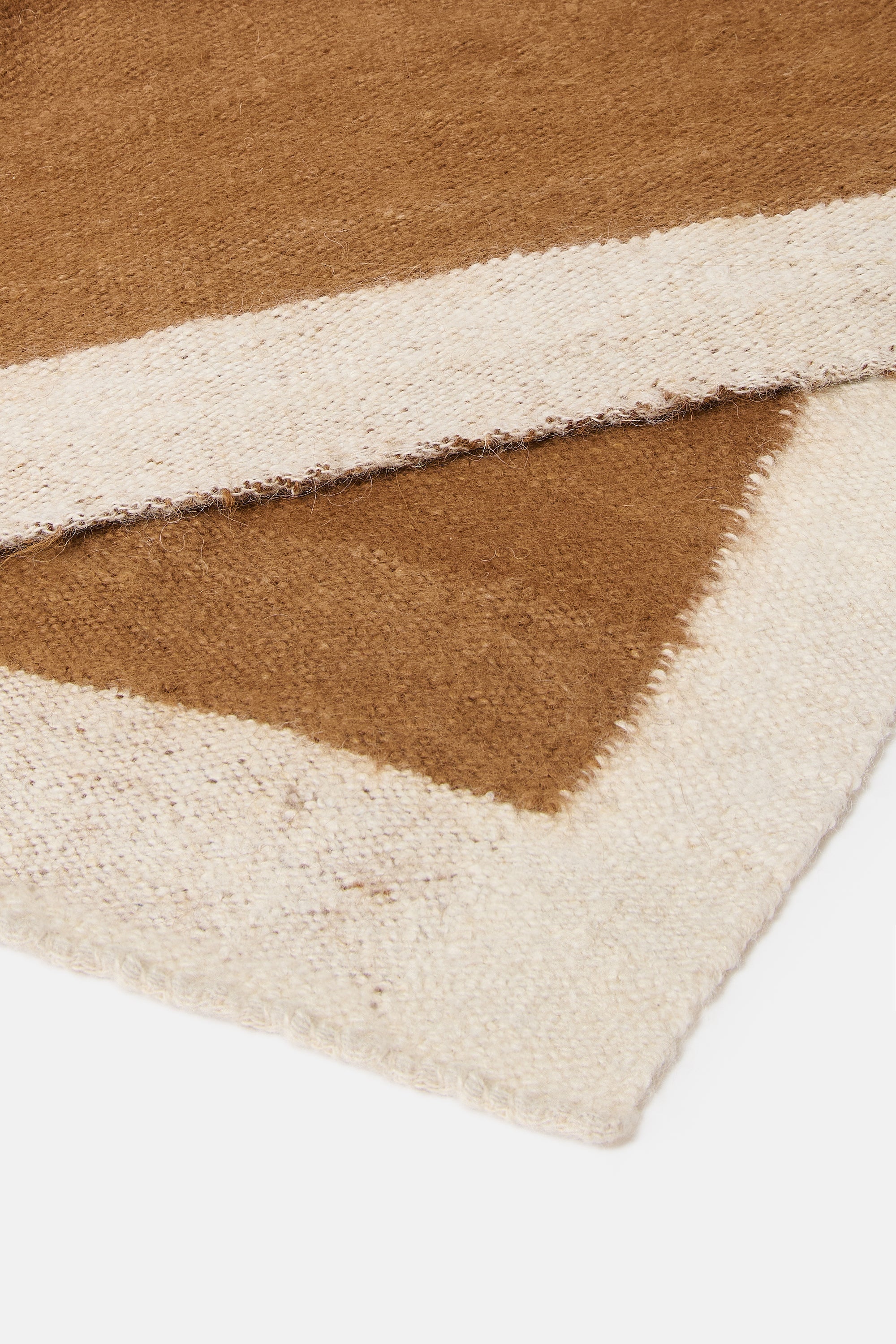 White Camel Throw Plaid