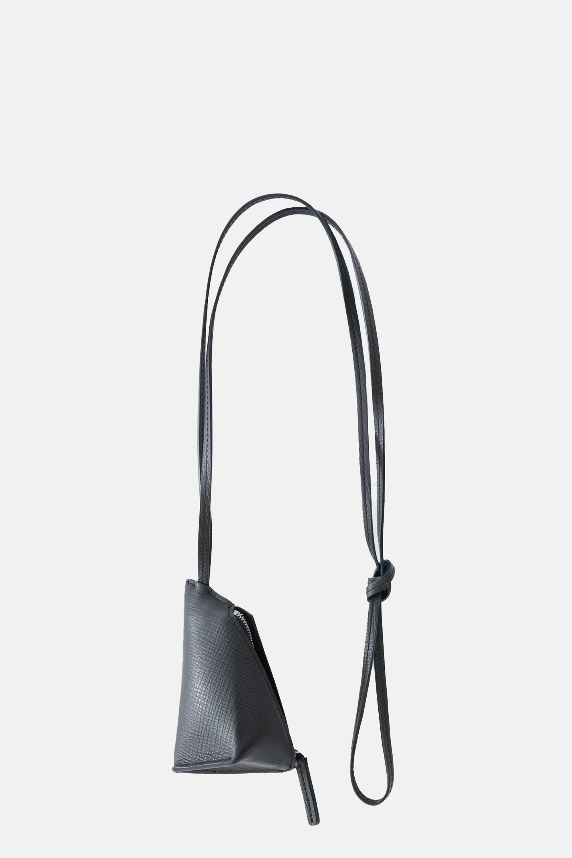 Darkest Navy Pouch Pochi Leather Bag