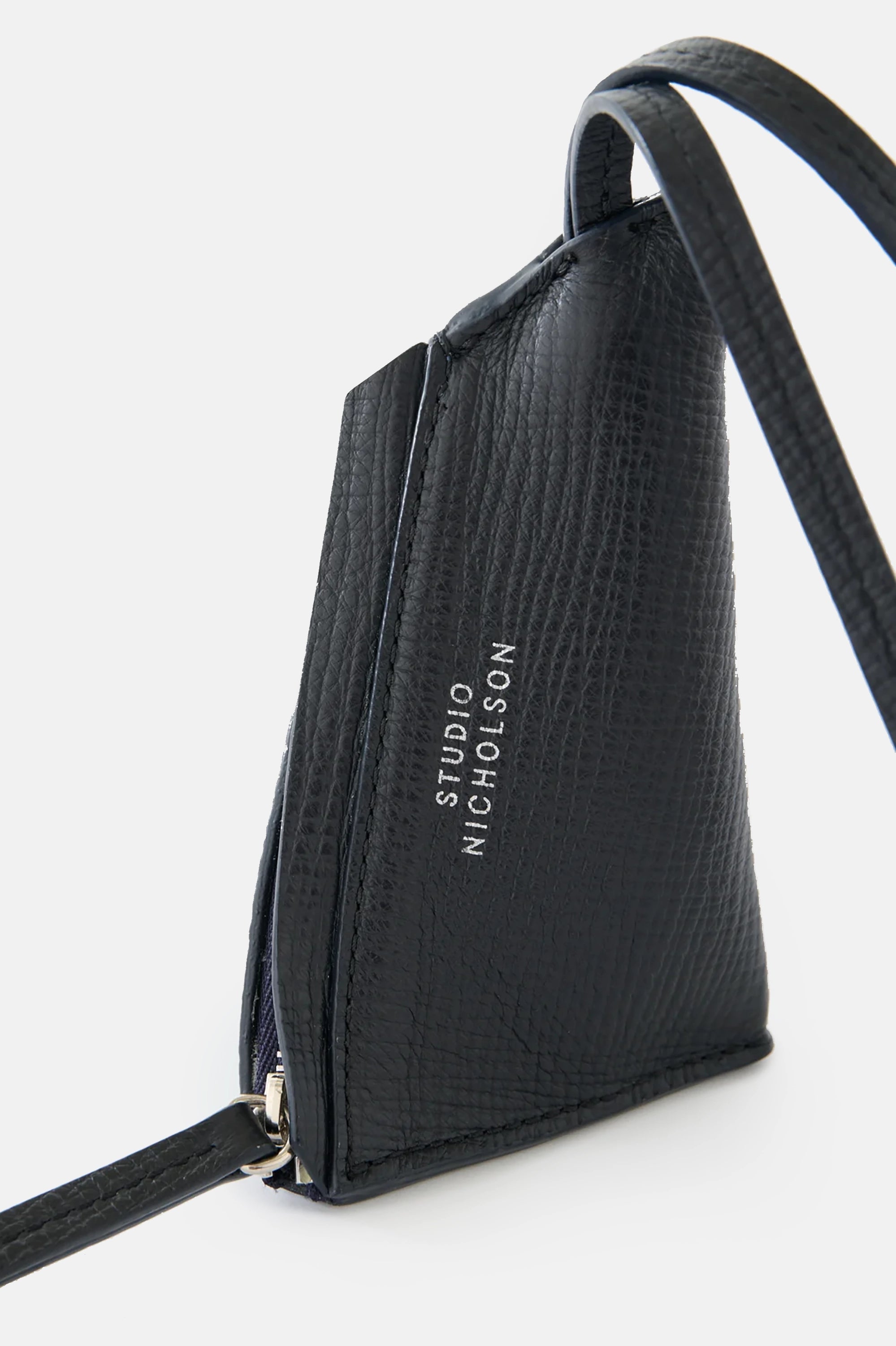 Darkest Navy Pouch Pochi Leather Bag