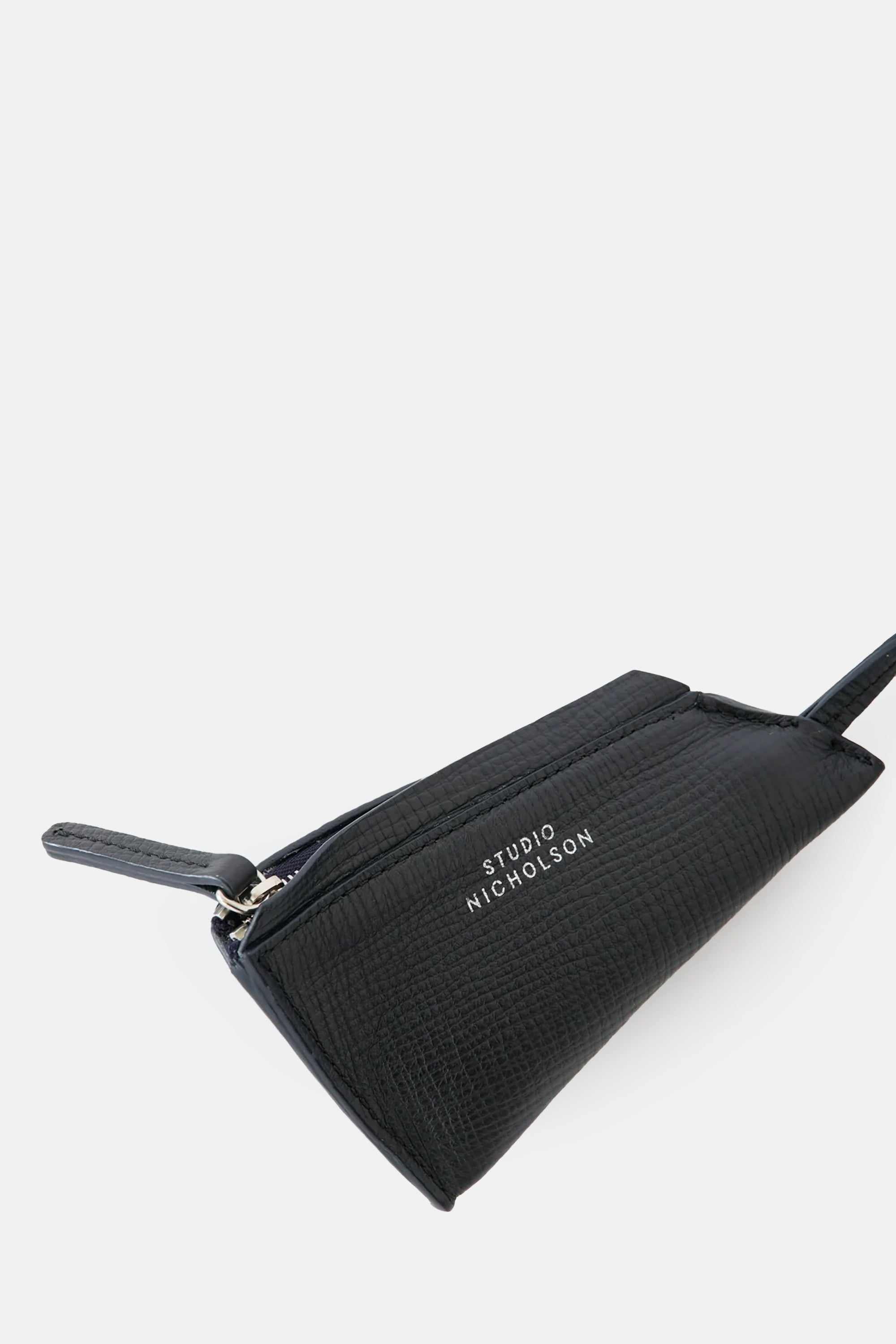 Darkest Navy Pouch Pochi Leather Bag