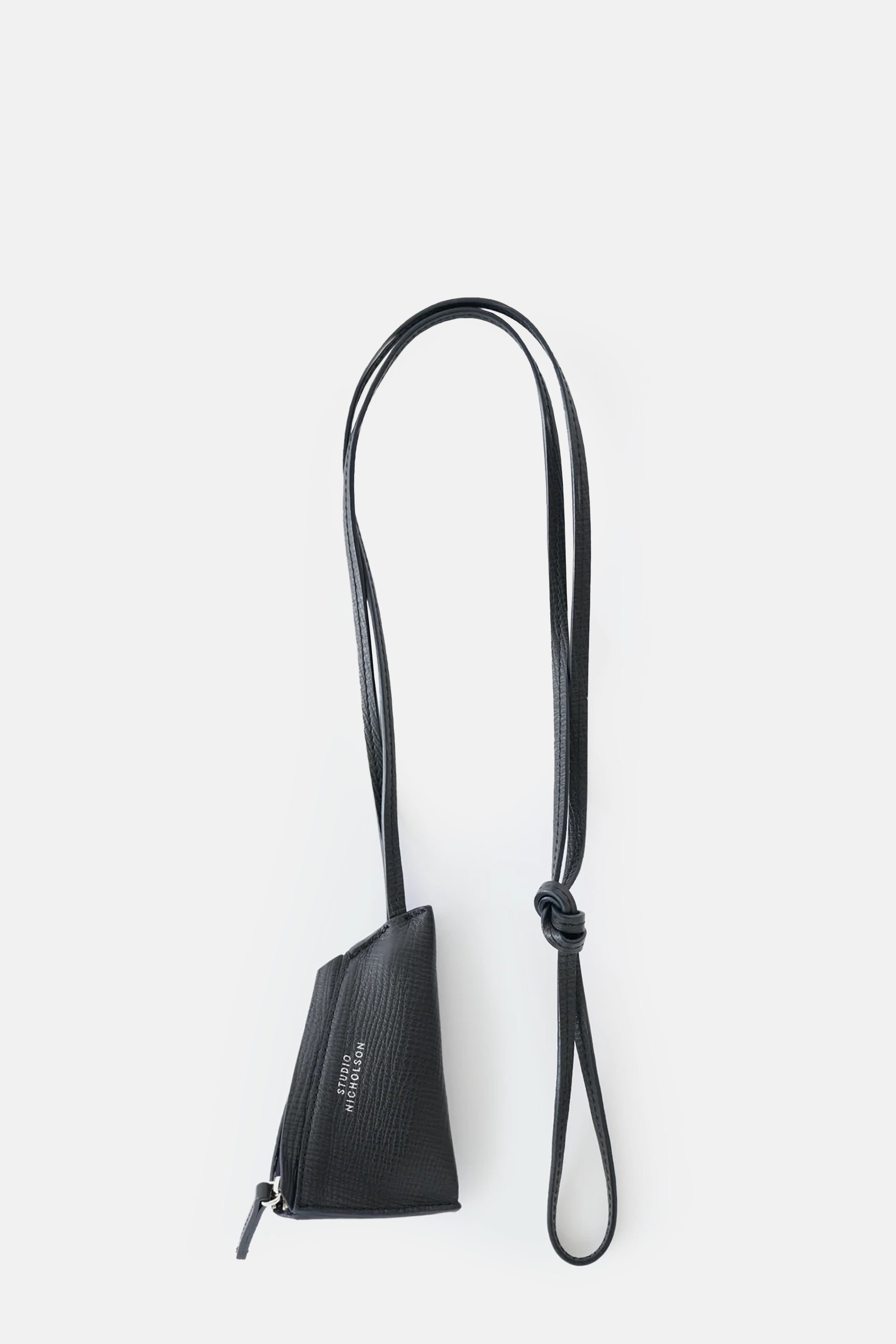 Darkest Navy Pouch Pochi Leather Bag