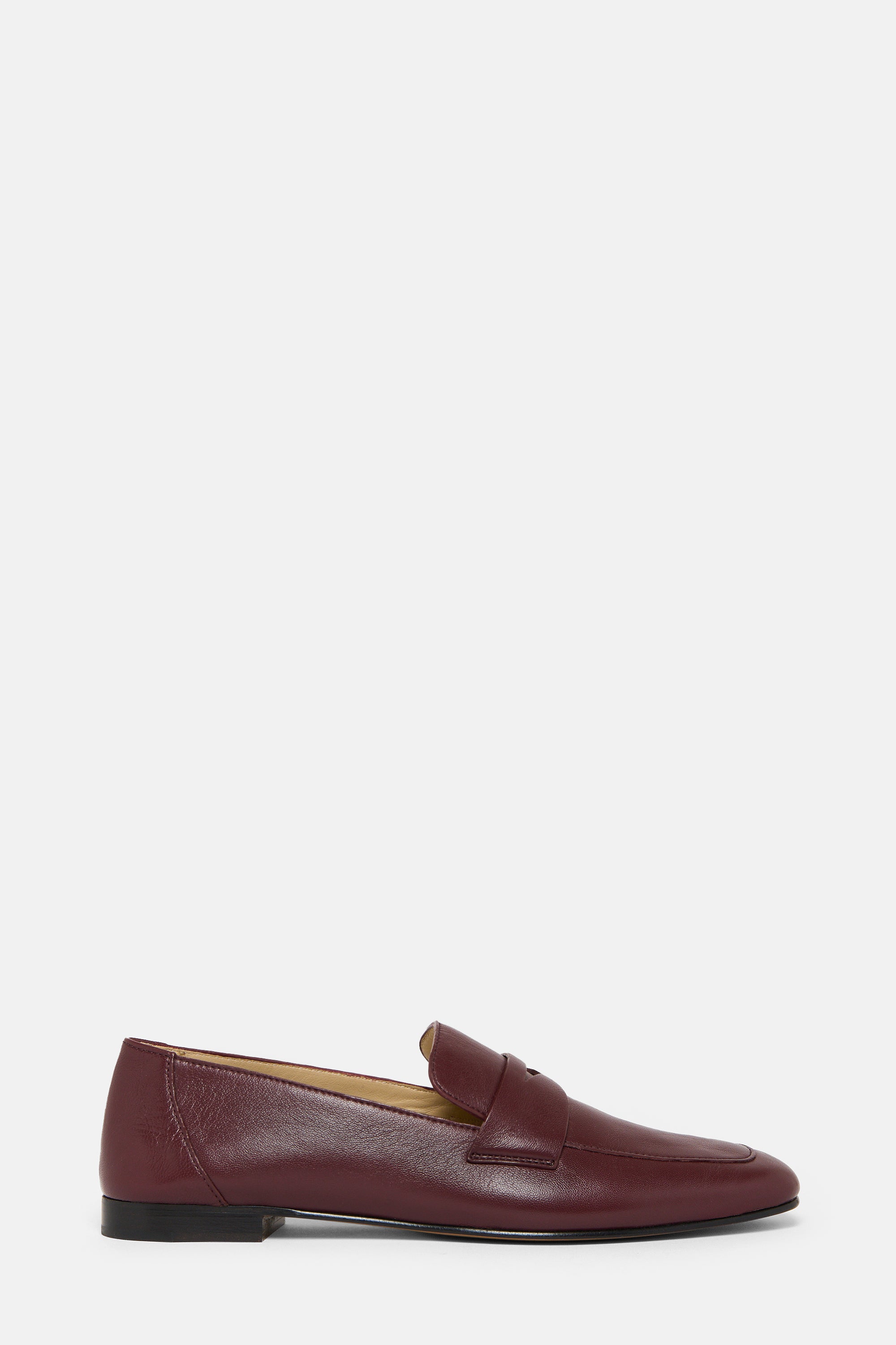 Oxblood Loafer Leather Placket