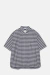 Navy Palaka Check S/S Shirt