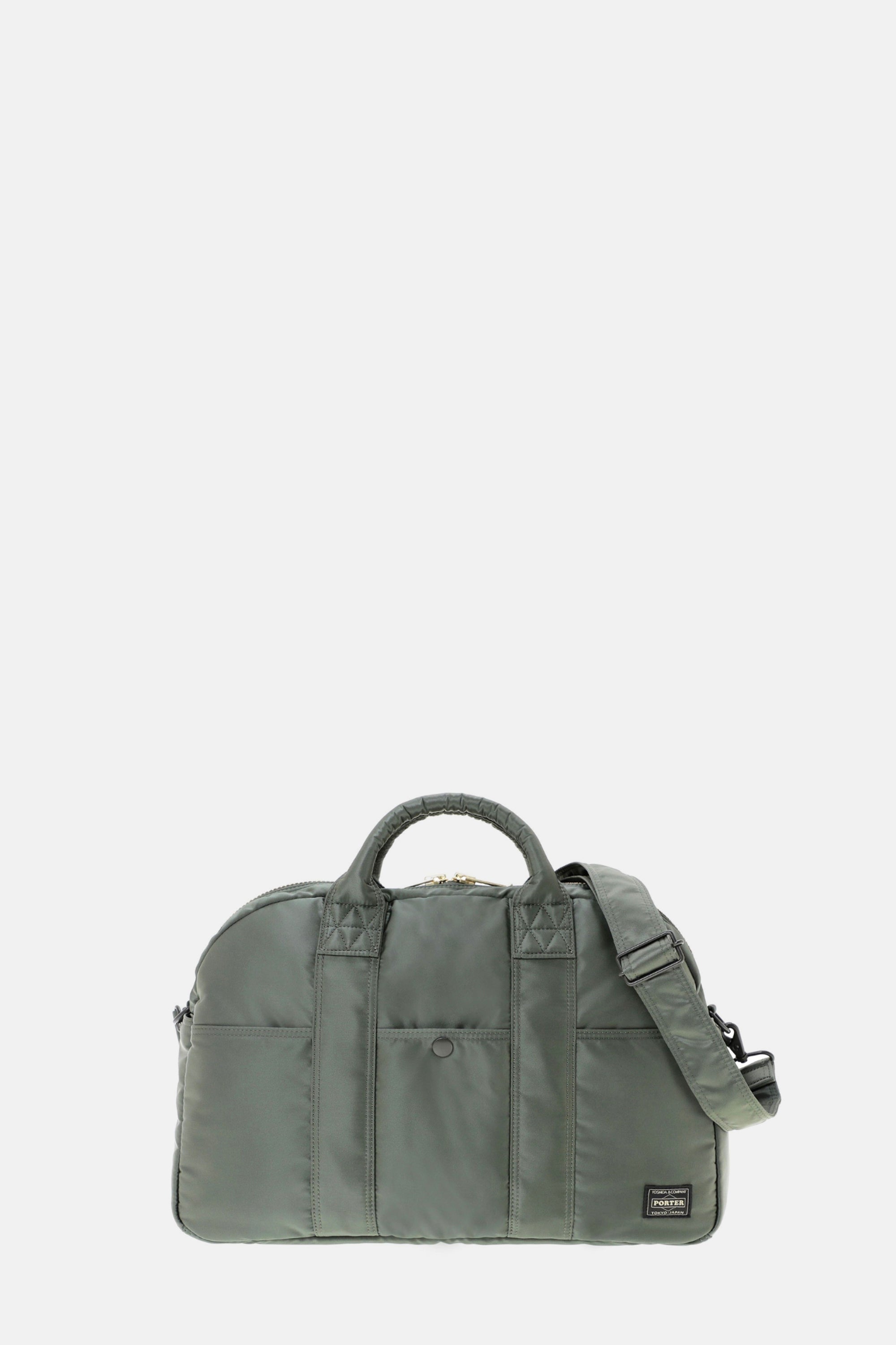 Sage Green Tanker Boston Bag (L)