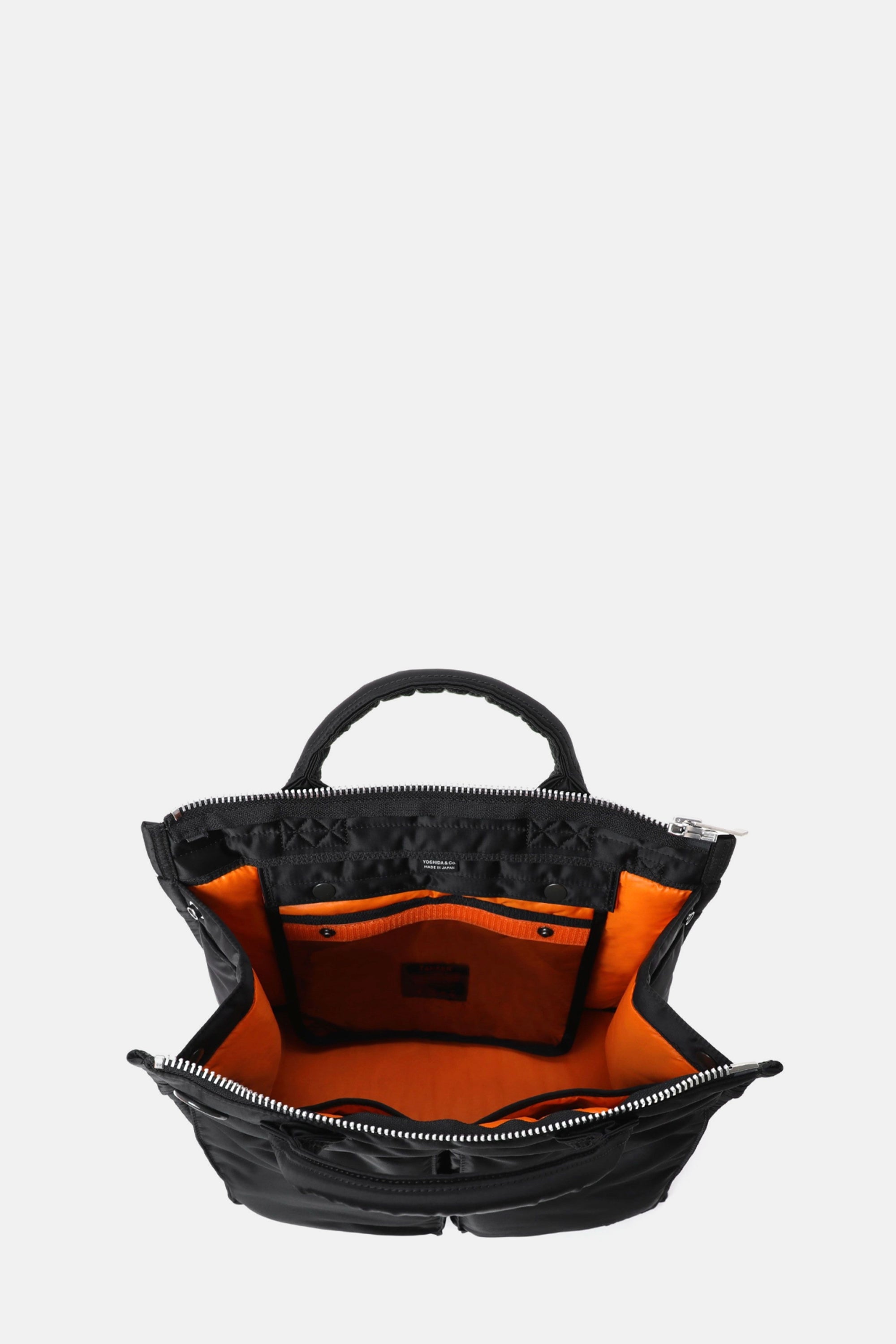 Black Tanker Square Tote Bag (L)