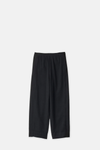 Black Wool and Cashmere Fleece Trousers