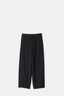Black Wool and Cashmere Fleece Trousers