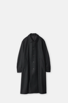 Black Oversized Investigated Coat