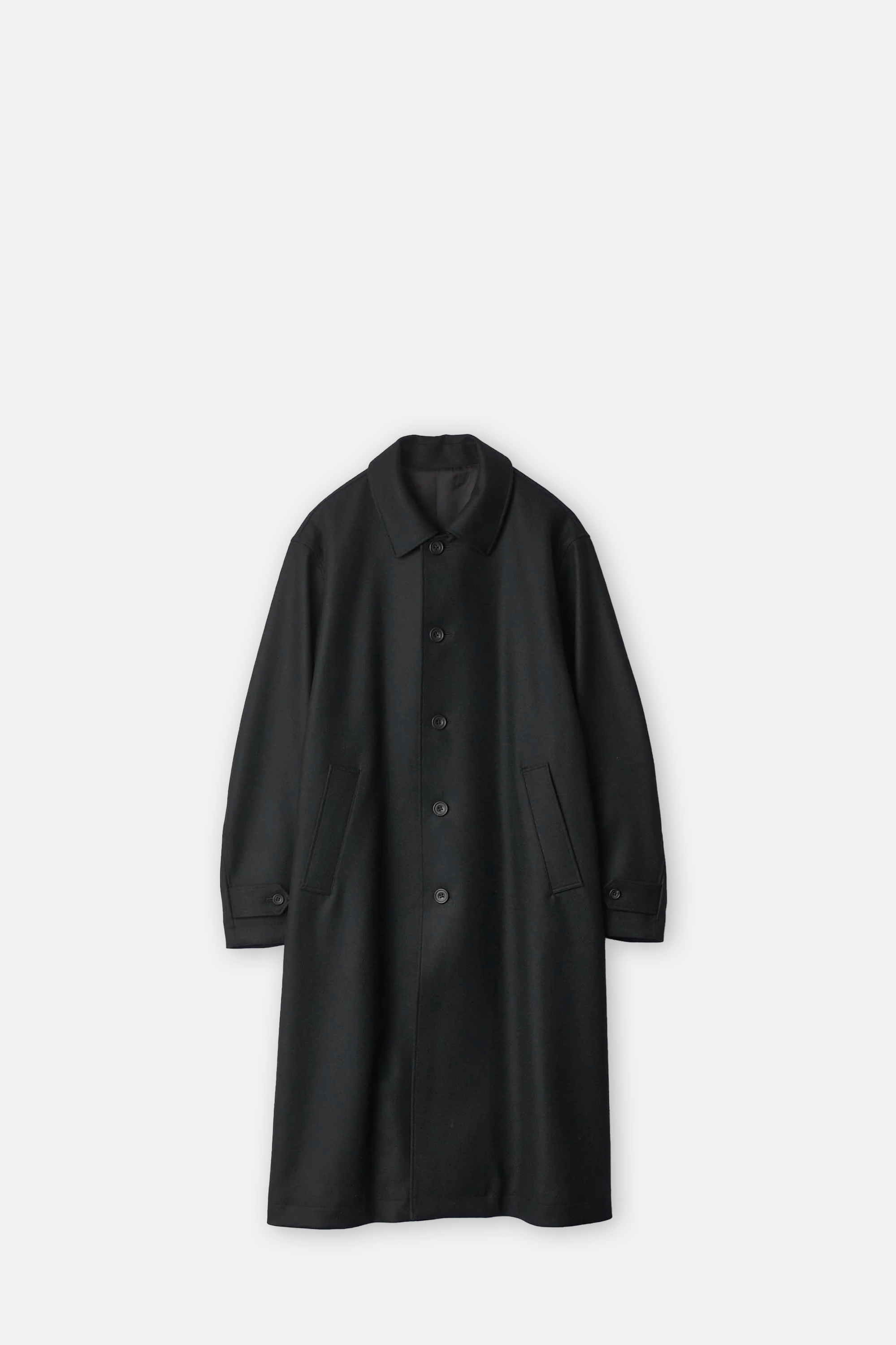Black Oversized Investigated Coat
