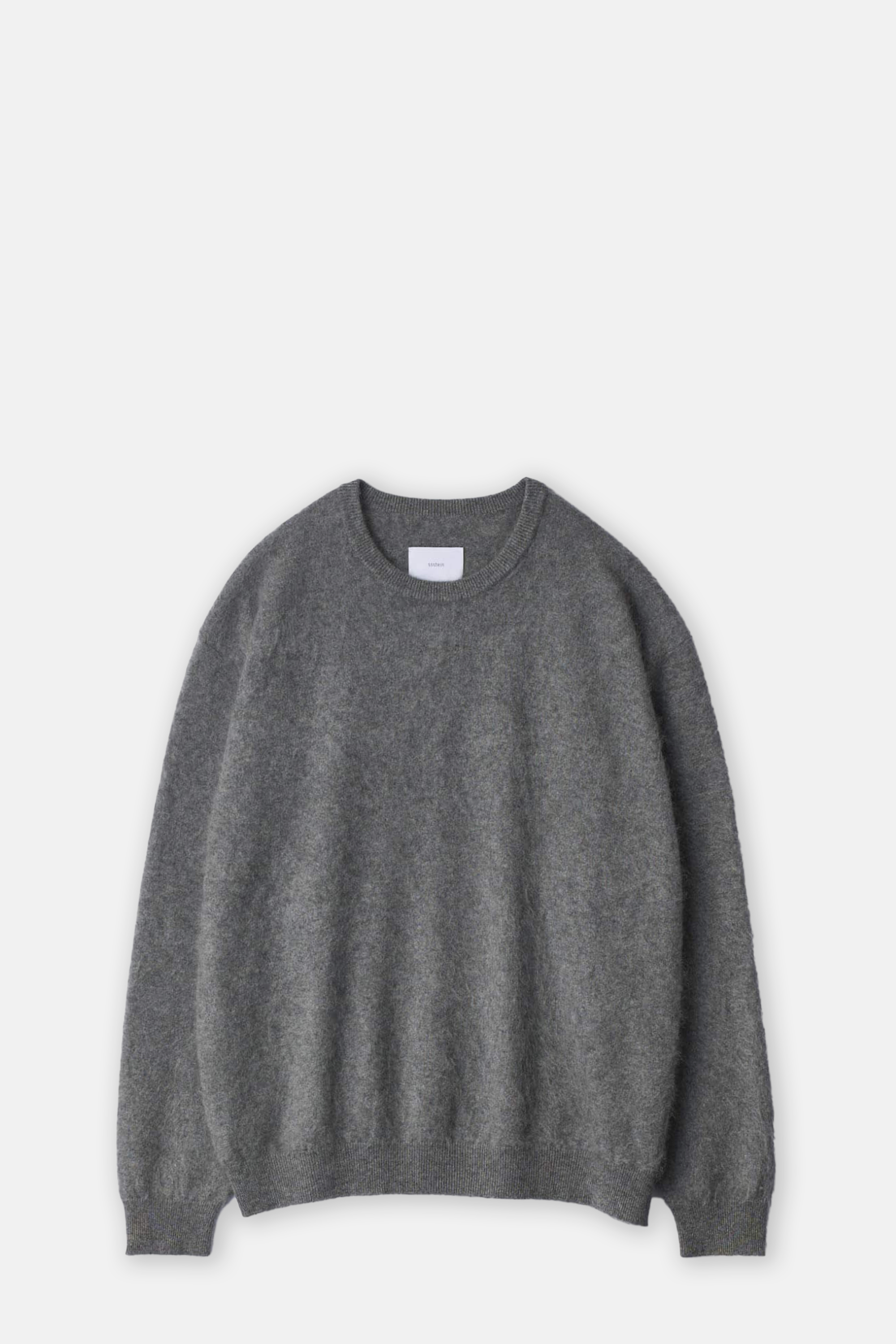Grey Cashmere Shaggy Sweater