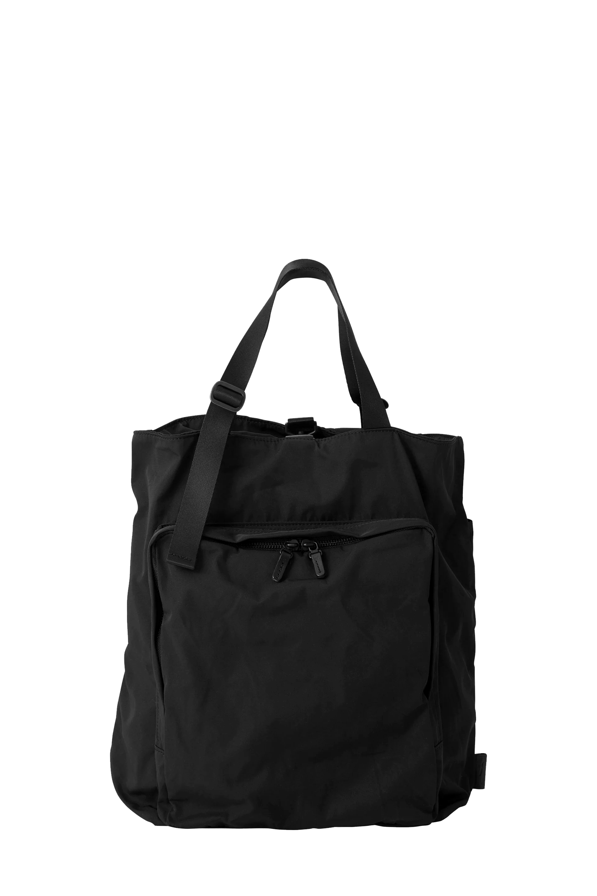 Black Gabardine 2Way Backpack