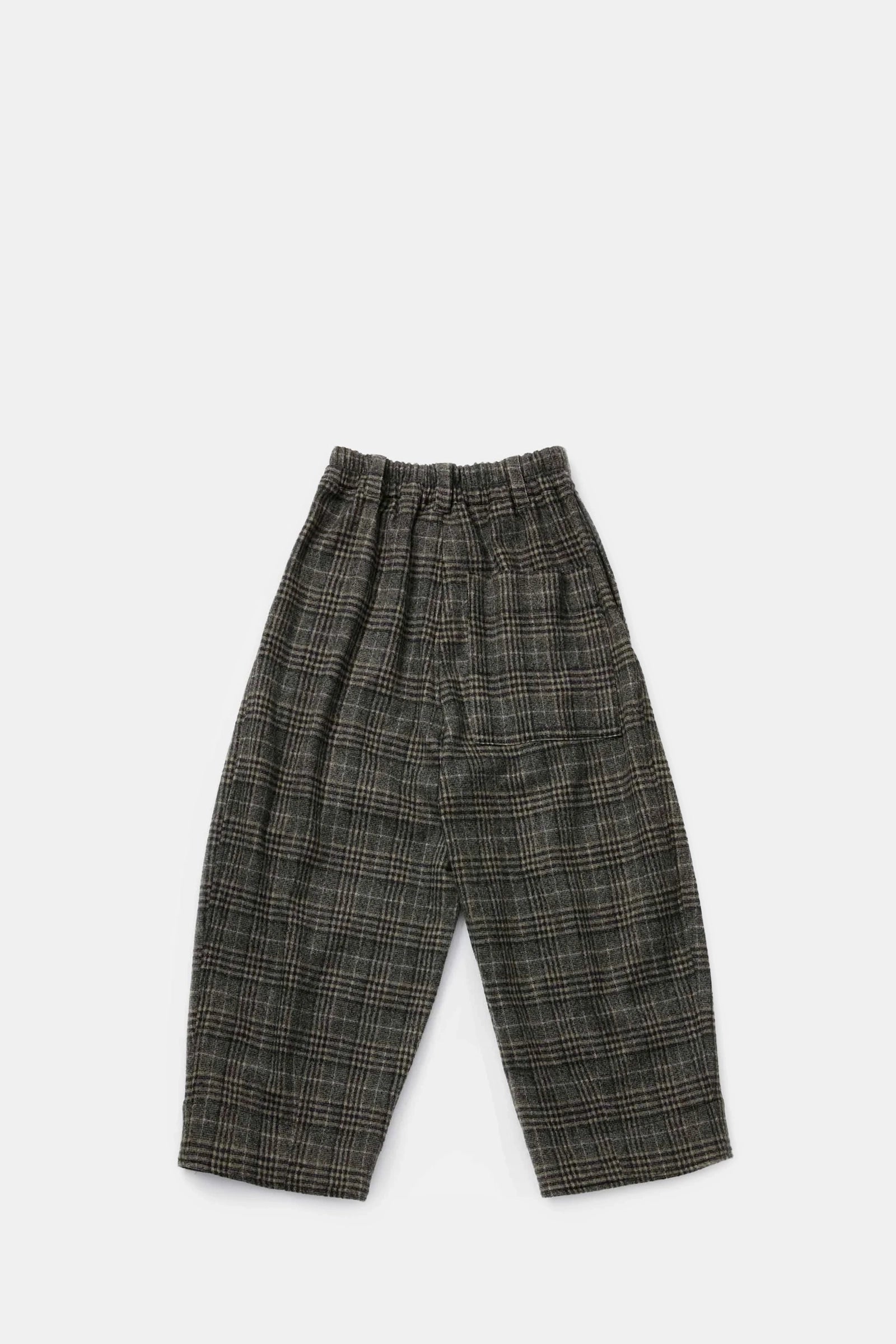 The Wool Etcher Trouser Prince of Wales Cardamom