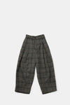 The Wool Etcher Trouser Prince of Wales Cardamom