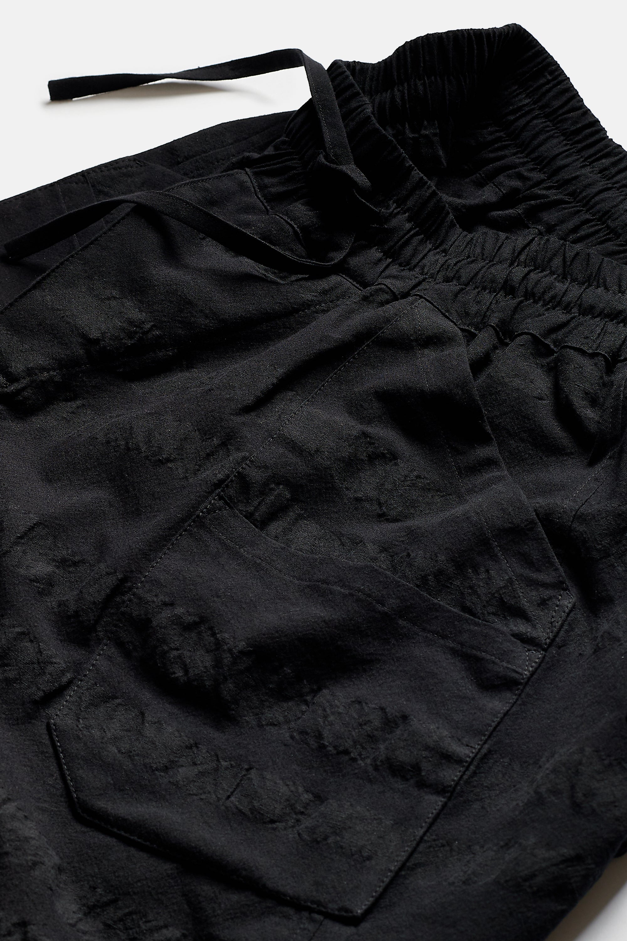 Loose Trousers Broad Stripe Cloth
