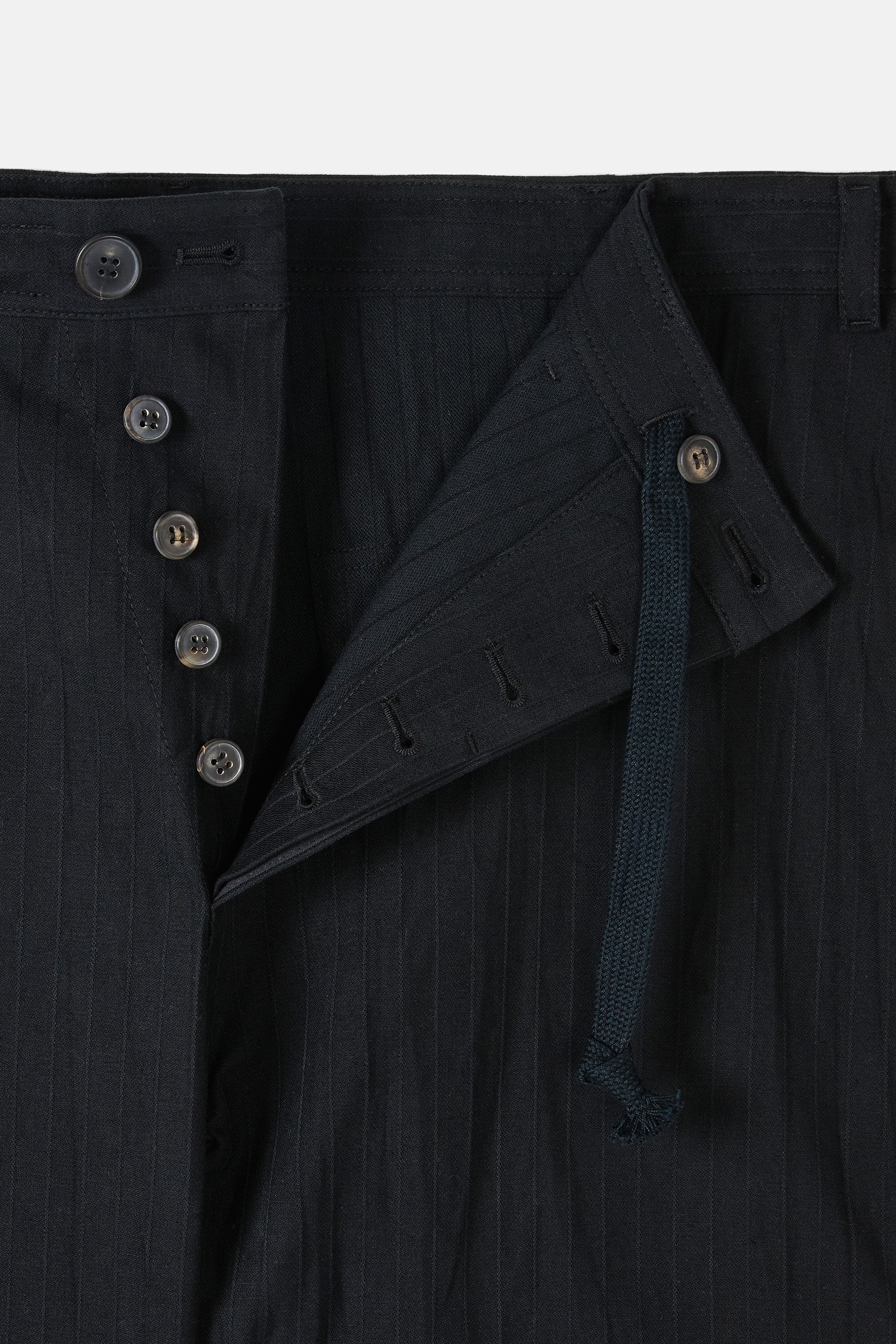 Wrinkle Cotton Chino Trousers